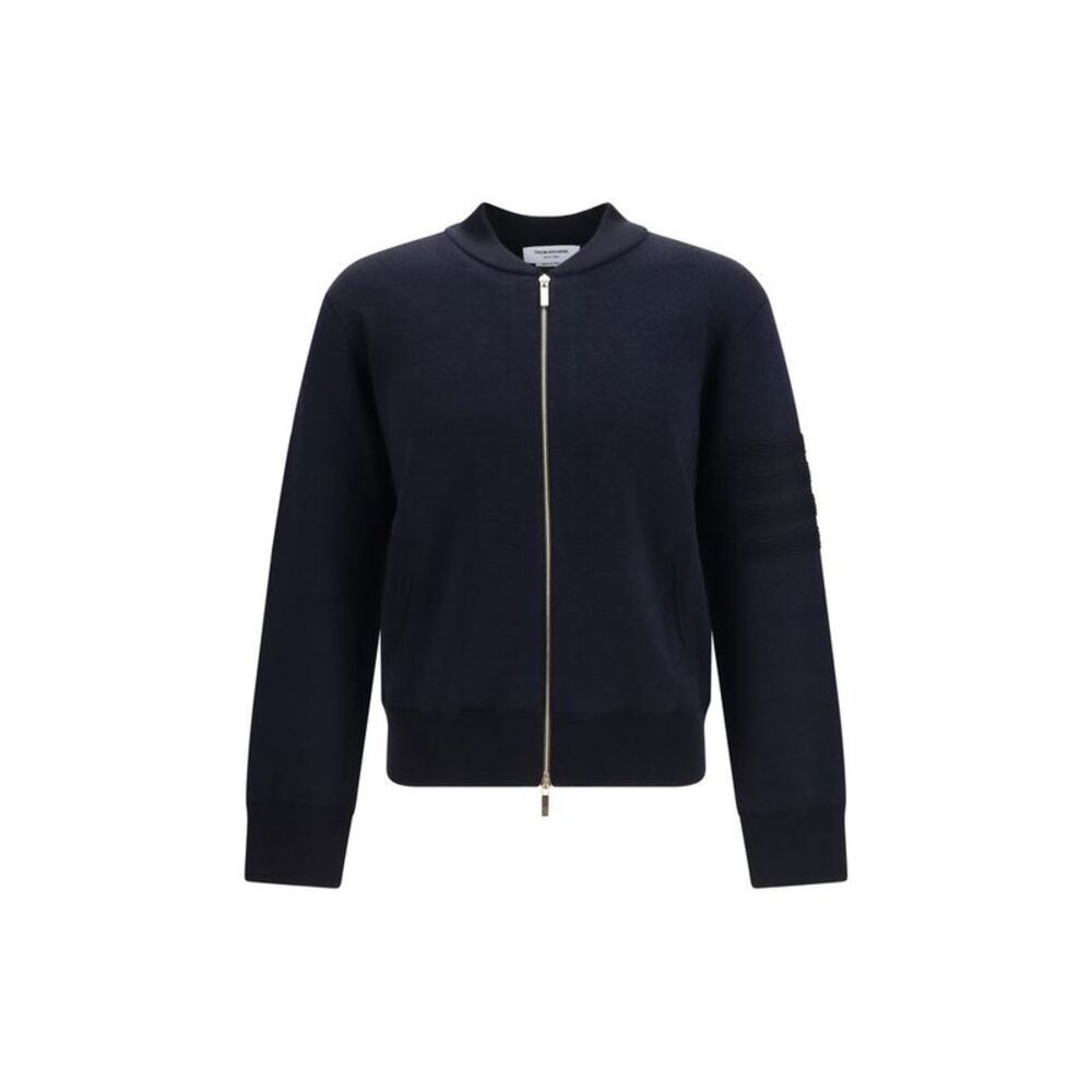 Thom Browne Blue Wool Oves Aries Men's Bomber